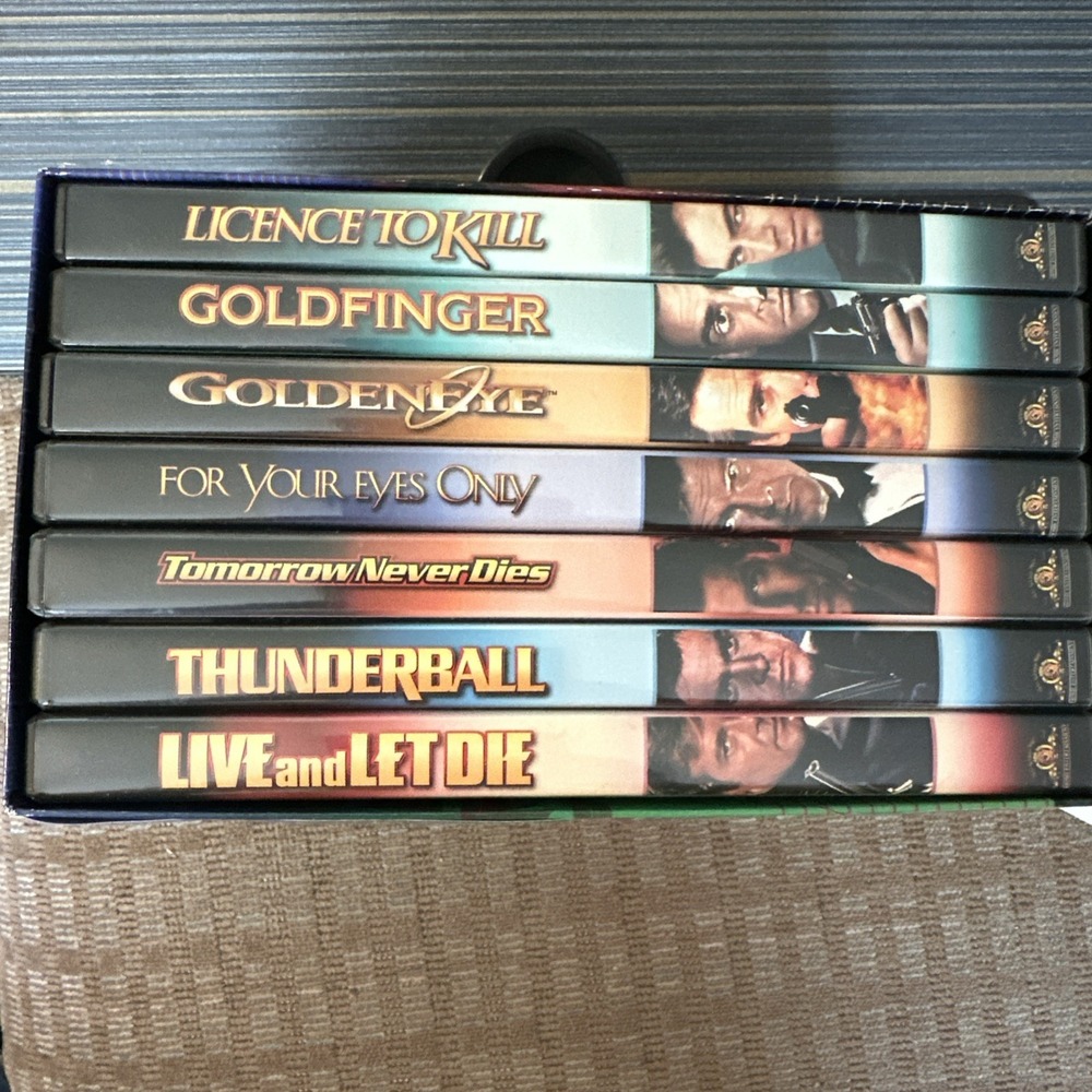James Bond Collection 007 Gift Set - Vol. 1 (DVD, 1999, 7-Disc Set,ES1798